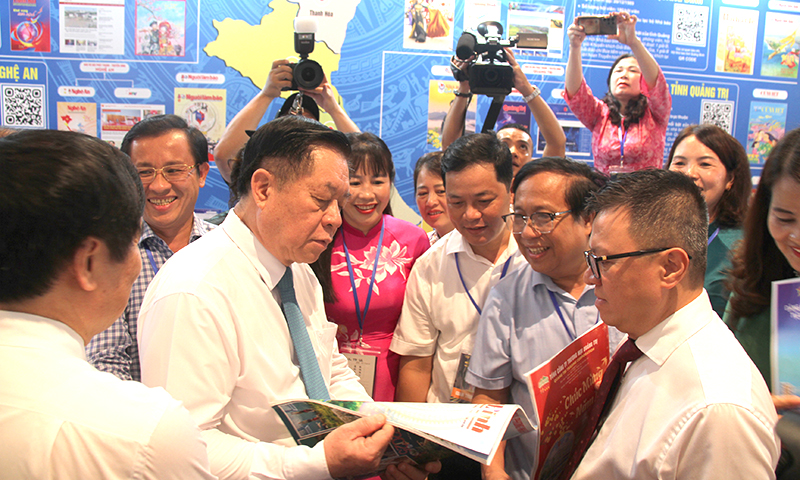 Sôi nổi hoạt động trưng bày báo chí tại Hội báo toàn quốc 2025