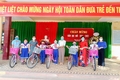 Tặng 15 xe đạp cho học sinh có hoàn cảnh khó khăn ở xã Triệu Phước