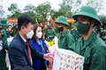 113 tân binh huyện Cam Lộ lên đường nhập ngũ