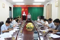 Thứ trưởng Lê Minh Ngân làm việc với Sở Nông nghiệp và Môi trường Quảng Trị