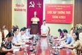 Công bố quyết định, kế hoạch kiểm tra của Ban Chỉ đạo Trung ương về phòng, chống tham nhũng, tiêu cực