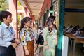 Buổi thi đầu tiên kỳ thi tuyển sinh lớp 10 THPT diễn ra nghiêm túc