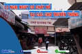 Cảnh báo nguy cơ cháy nổ ở chợ truyền thống vào mùa hè