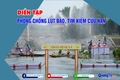 Huyện Cam Lộ: Thực hiện tốt “4 tại chỗ”, “3 sẵn sàng” trong diễn tập phòng chống lụt bão