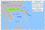Cập nhật đường đi của bão số 3 Wipha, cảnh báo gây mưa lớn ở Bắc bộ