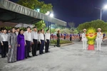 Lễ dâng hương, thắp nến tri ân tại Nghĩa trang liệt sĩ Ba Dốc
