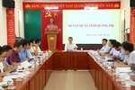 UBND tỉnh làm việc với Sở Xây dựng