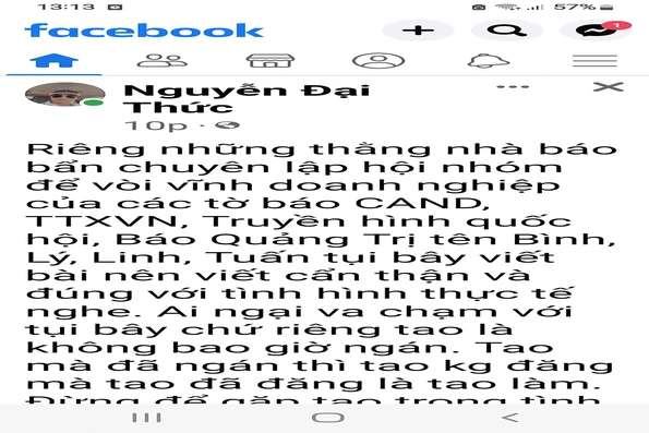 Báo Quảng Trị trả lời ông Nguyễn Đại Thức: Quy trình xử lý phản hồi thông tin của Báo Quảng Trị đúng pháp luật