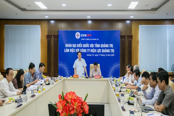 Đoàn ĐBQH tỉnh Quảng Trị làm việc với các đơn vị ngành điện
