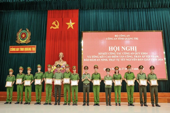 Tổng kết cao điểm tấn công trấn áp tội phạm, bảo đảm an ninh, trật tự tết Nguyên đán Giáp Thìn