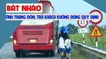 Bát nháo tình trạng đón, trả khách không đúng quy định
