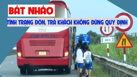Bát nháo tình trạng đón, trả khách không đúng quy định